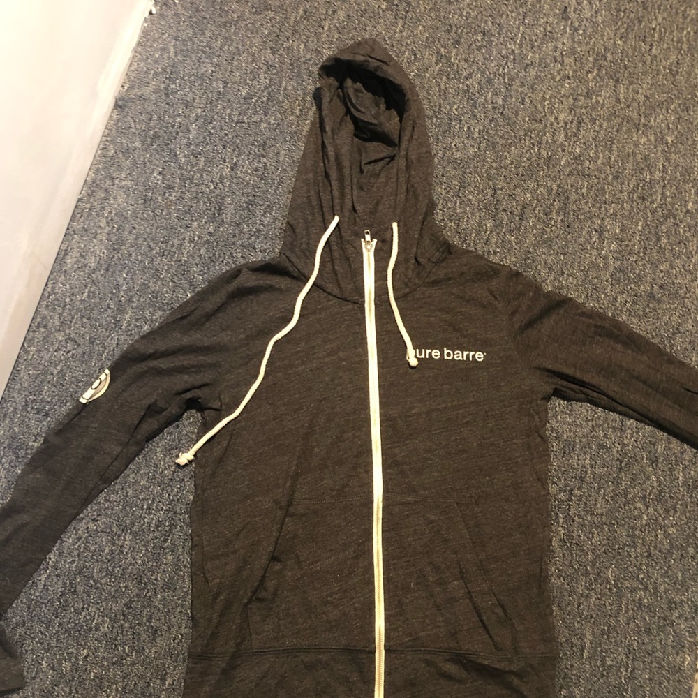 Pure barre zip up hoodie